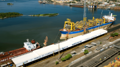 Portos brasileiros movimentaram 104 milhões de toneladas em janeiro